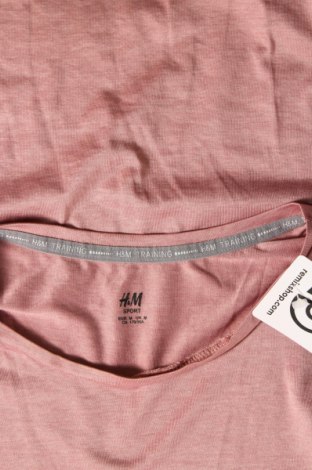 Γυναικείο t-shirt H&M Sport, Μέγεθος M, Χρώμα Ρόζ , Τιμή 6,03 €