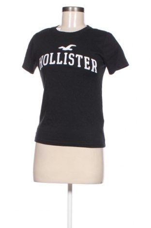 Γυναικείο t-shirt Hollister, Μέγεθος XS, Χρώμα Μαύρο, Τιμή 18,56 €