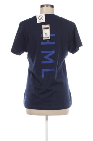 Γυναικείο t-shirt Hummel, Μέγεθος S, Χρώμα Μπλέ, Τιμή 10,21 €