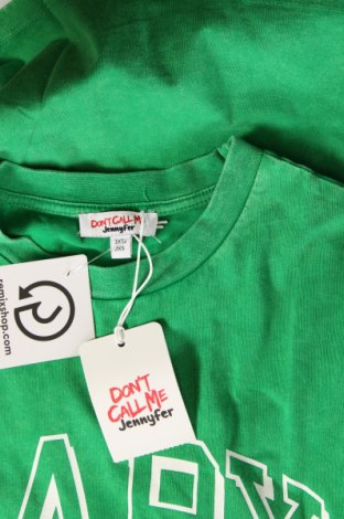 Дамска тениска Jennyfer, Размер XXS, Цвят Зелен, Цена 10,50 лв.