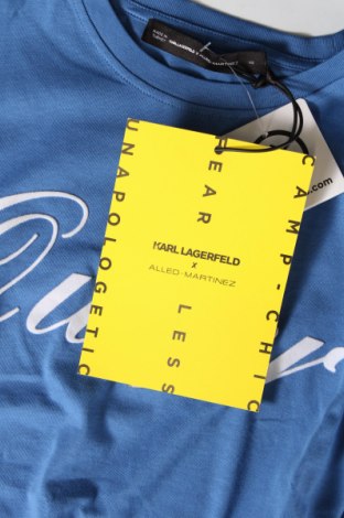 Damen T-Shirt Karl Lagerfeld, Größe XS, Farbe Blau, Preis € 36,00