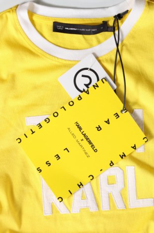 Damski T-shirt Karl Lagerfeld, Rozmiar XS, Kolor Żółty, Cena 338,51 zł