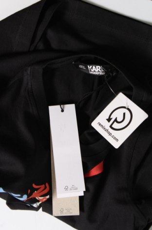 Γυναικείο t-shirt Karl Lagerfeld, Μέγεθος XS, Χρώμα Μαύρο, Τιμή 65,46 €