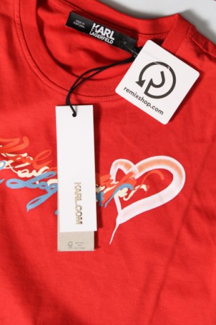 Damen T-Shirt Karl Lagerfeld, Größe XS, Farbe Rot, Preis € 65,46
