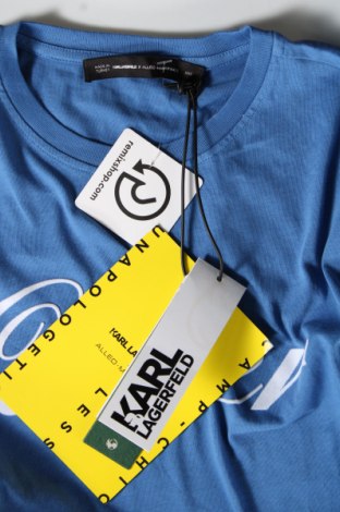 Damen T-Shirt Karl Lagerfeld, Größe XXS, Farbe Blau, Preis € 36,00
