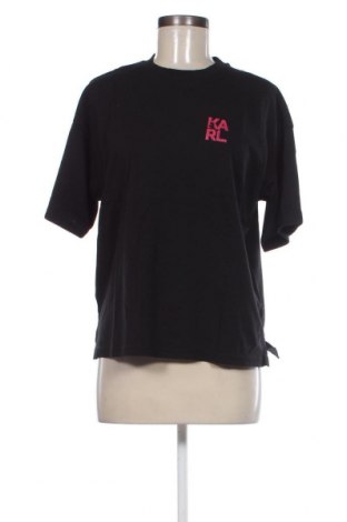Tricou de femei Karl Lagerfeld, Mărime M, Culoare Negru, Preț 229,77 Lei