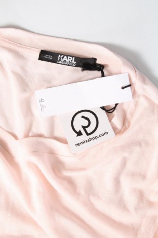 Damski T-shirt Karl Lagerfeld, Rozmiar L, Kolor Różowy, Cena 169,26 zł