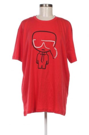 Damen T-Shirt Karl Lagerfeld, Größe XXL, Farbe Rot, Preis 34,69 €