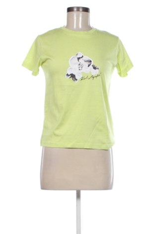 Damen T-Shirt Karl Lagerfeld, Größe XS, Farbe Grün, Preis € 62,19
