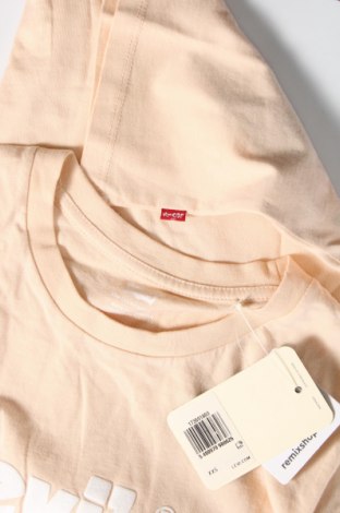 Damen T-Shirt Levi's, Größe XXS, Farbe Beige, Preis 17,58 €