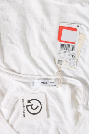 Γυναικείο t-shirt Mango, Μέγεθος XL, Χρώμα Λευκό, Τιμή 18,56 €