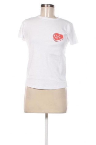 Γυναικείο t-shirt Mango, Μέγεθος M, Χρώμα Λευκό, Τιμή 11,14 €