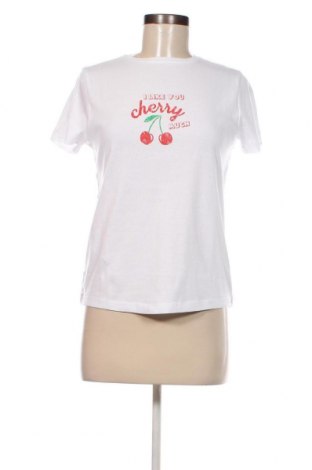 Γυναικείο t-shirt Mango, Μέγεθος L, Χρώμα Λευκό, Τιμή 11,14 €