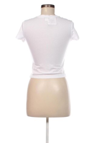 Γυναικείο t-shirt Monki, Μέγεθος XXS, Χρώμα Λευκό, Τιμή 12,37 €