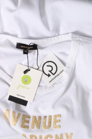Damski T-shirt More & More, Rozmiar L, Kolor Biały, Cena 165,26 zł