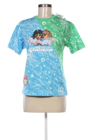 Γυναικείο t-shirt Napapijri, Μέγεθος S, Χρώμα Πολύχρωμο, Τιμή 37,11 €