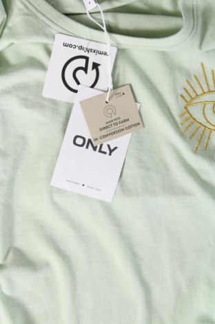 Dámske tričko ONLY, Veľkosť S, Farba Zelená, Cena  8,79 €
