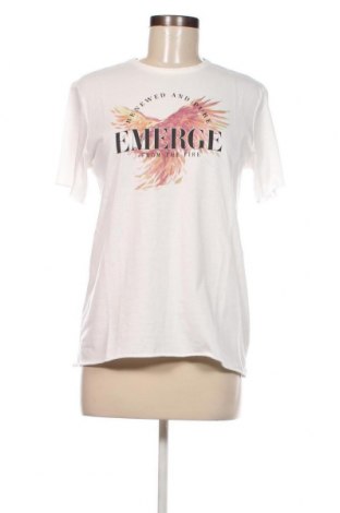 Γυναικείο t-shirt ONLY, Μέγεθος M, Χρώμα Λευκό, Τιμή 9,59 €