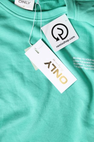 Дамска тениска ONLY, Размер M, Цвят Зелен, Цена 31,00 лв.