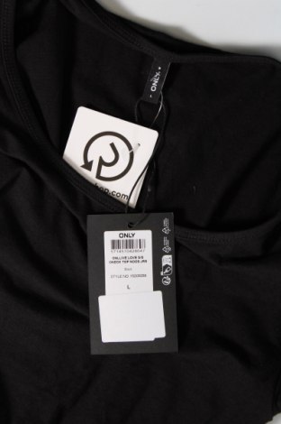 Дамска тениска ONLY, Размер L, Цвят Черен, Цена 17,05 лв.