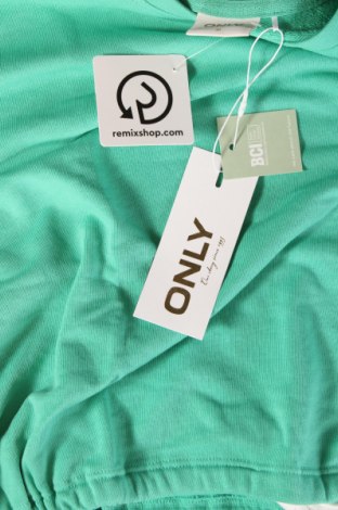 Γυναικείο t-shirt ONLY, Μέγεθος M, Χρώμα Πράσινο, Τιμή 9,59 €