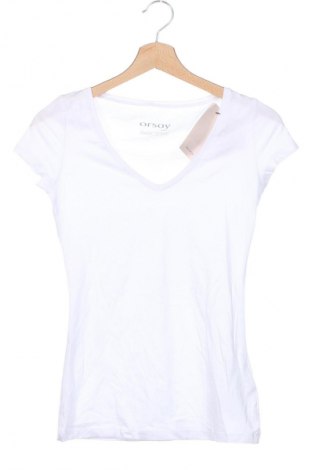 Γυναικείο t-shirt Orsay, Μέγεθος XS, Χρώμα Λευκό, Τιμή 6,60 €