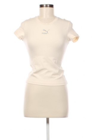 Γυναικείο t-shirt PUMA, Μέγεθος XS, Χρώμα Εκρού, Τιμή 23,97 €