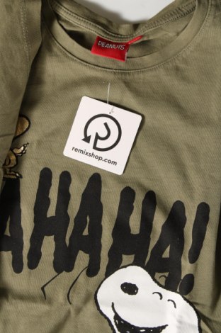 Damen T-Shirt Peanuts, Größe S, Farbe Grün, Preis 7,00 €