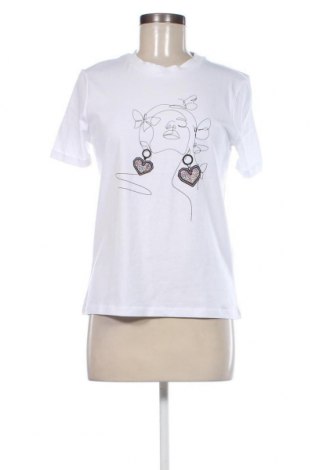 Γυναικείο t-shirt Pieces, Μέγεθος XS, Χρώμα Λευκό, Τιμή 15,98 €