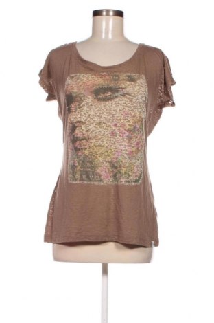 Damen T-Shirt RVLT Revolution, Größe L, Farbe Braun, Preis € 10,61