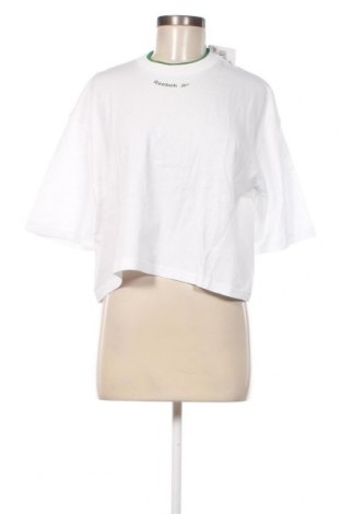 Γυναικείο t-shirt Reebok, Μέγεθος S, Χρώμα Λευκό, Τιμή 31,96 €