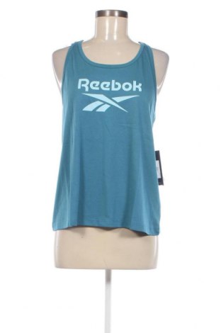 Γυναικείο t-shirt Reebok, Μέγεθος M, Χρώμα Μπλέ, Τιμή 31,96 €