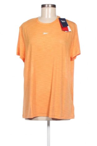Γυναικείο t-shirt Reebok, Μέγεθος XL, Χρώμα Πορτοκαλί, Τιμή 17,58 €