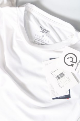 Γυναικείο t-shirt Reebok, Μέγεθος S, Χρώμα Λευκό, Τιμή 17,58 €