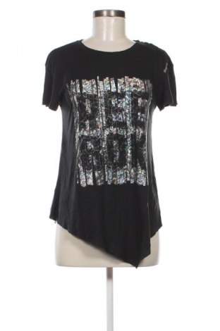 Γυναικείο t-shirt Reebok, Μέγεθος S, Χρώμα Μαύρο, Τιμή 7,98 €