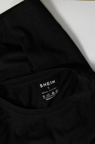 Damen T-Shirt SHEIN, Größe S, Farbe Schwarz, Preis 5,43 €