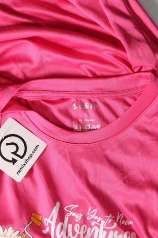 Tricou de femei SHEIN, Mărime L, Culoare Roz, Preț 42,76 Lei