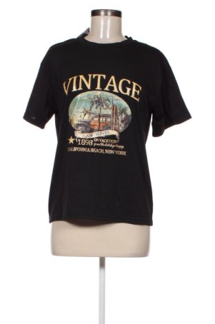 Damen T-Shirt SHEIN, Größe M, Farbe Schwarz, Preis 6,65 €
