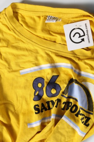 Γυναικείο t-shirt Saint Tropez, Μέγεθος L, Χρώμα Κίτρινο, Τιμή 9,90 €