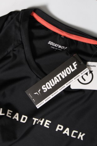 Дамска тениска Squat Wolf, Размер L, Цвят Черен, Цена 19,80 лв.