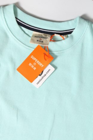 Γυναικείο t-shirt Superdry, Μέγεθος L, Χρώμα Μπλέ, Τιμή 19,59 €