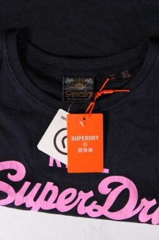 Дамска тениска Superdry, Размер XS, Цвят Син, Цена 26,00 лв.