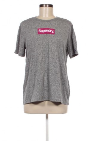 Damen T-Shirt Superdry, Größe L, Farbe Grau, Preis € 5,53