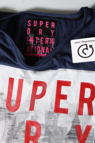 Дамска тениска Superdry, Размер XS, Цвят Син, Цена 18,00 лв.