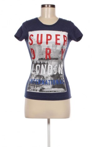 Damen T-Shirt Superdry, Größe XS, Farbe Blau, Preis 6,89 €