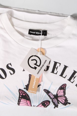 Γυναικείο t-shirt Tally Weijl, Μέγεθος M, Χρώμα Λευκό, Τιμή 6,49 €