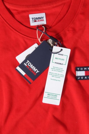 Γυναικείο t-shirt Tommy Hilfiger, Μέγεθος L, Χρώμα Κόκκινο, Τιμή 39,69 €