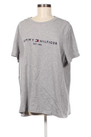 Γυναικείο t-shirt Tommy Hilfiger, Μέγεθος XXL, Χρώμα Γκρί, Τιμή 13,95 €
