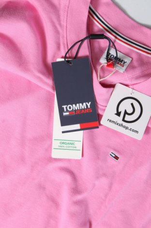 Γυναικείο t-shirt Tommy Jeans, Μέγεθος M, Χρώμα Ρόζ , Τιμή 39,69 €