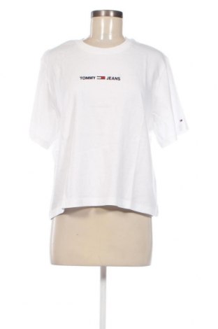 Damen T-Shirt Tommy Jeans, Größe L, Farbe Weiß, Preis € 35,72